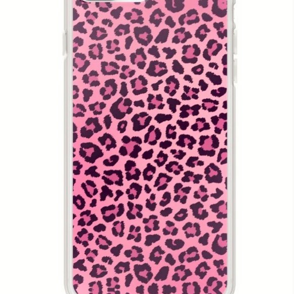 NWT TWO Apple iPhone 7 8 plus case cover PINK animal glitter leopard cheetah LOT - Picture 11 of 15